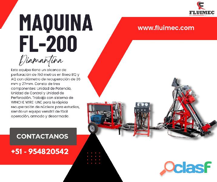 MAQUINA DIMANTINA FL 200 (EQUIPO FACIL DE OPERAR)
