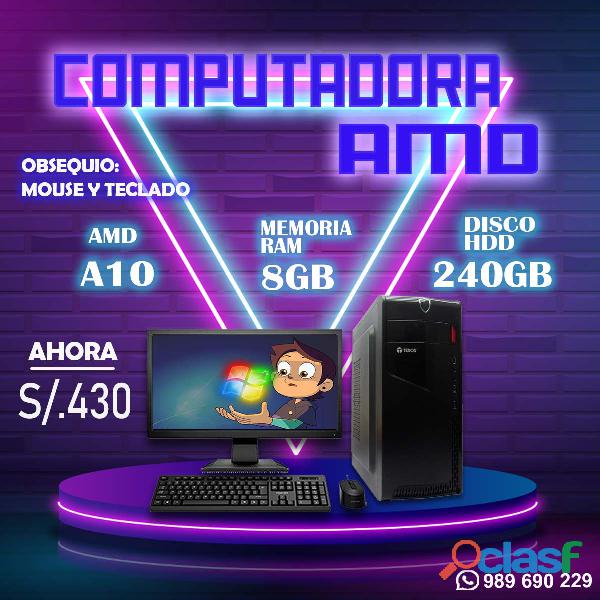 DESCUENTO COMPUTADORA AMD