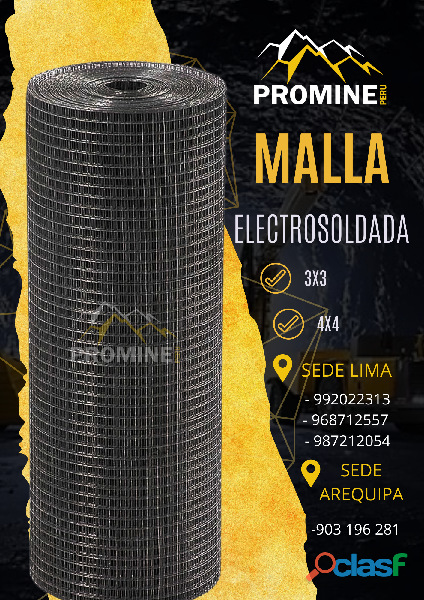 MALLAS ELECTROSOLDADAS / PROMINE / LIMA