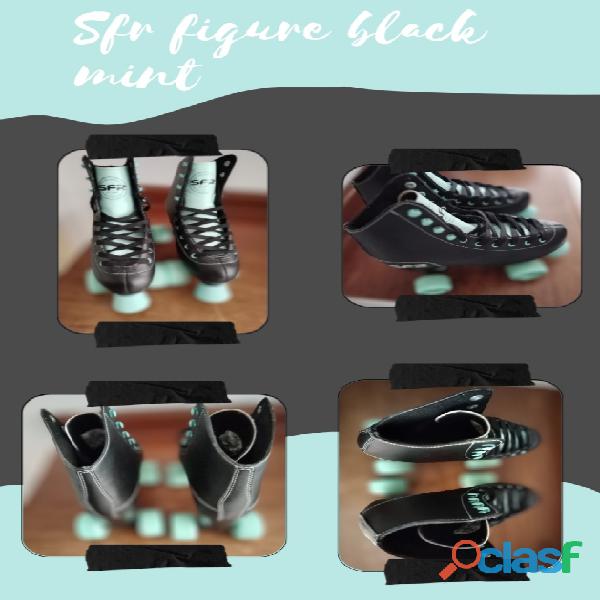 Patines clásicos SFR FIGURE Quad Skates BLACK/ MINT