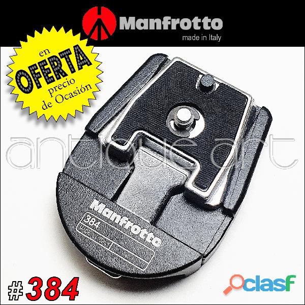 A64 Manfrotto Quick Release #384 System Plate 1/4 3/8