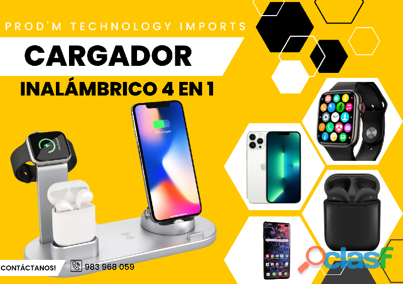 CARGADOR INALÁMBRICO|| INNOVACIÓN ||PROD'M TECHNOLOGY