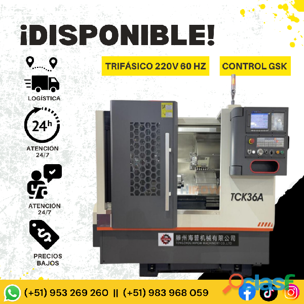 TORNO CNC DISPONIBLE PARA VENTA || TODO PERÚ || PRODEIM