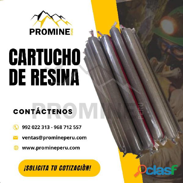 CARTUCHO DE RESINA / MINERIA / LIMA / PROMINE PERÚ