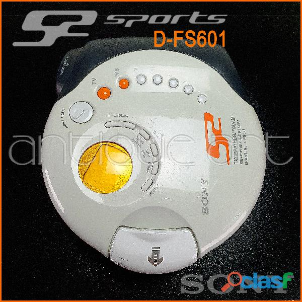 A64 Discman Sony Walkman S2 D fs601 Cd Radio Fm Tv Weather