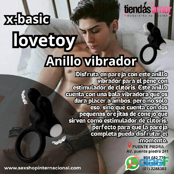 Anillo Vibrador x basic lovetoy