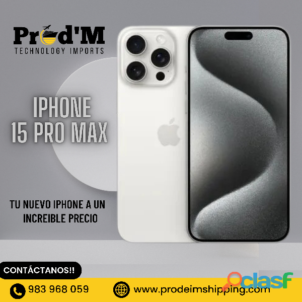 IPHONE 15 PRO MAX || PROD´M