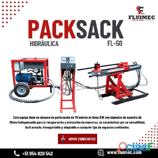 Perforadora FL 50 / Packsack / equipo para mina