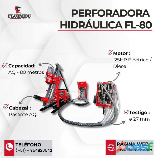 Hidráulica FL 80 I Perforadora para muestras de minerales