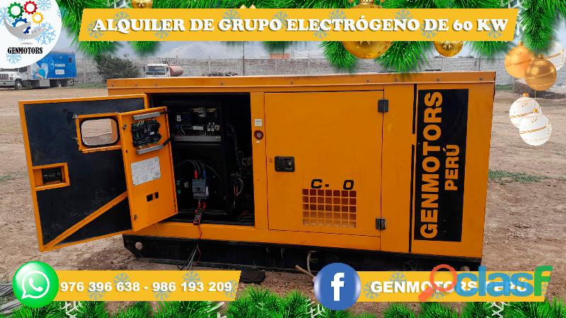 GRUPOS ELECTROGENOS 60 KW