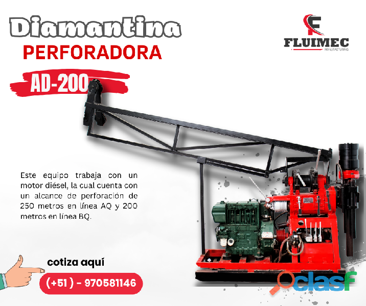 MAQUINA PERFORADORA AD 200 INDISPENSABLE PARA UBICACION