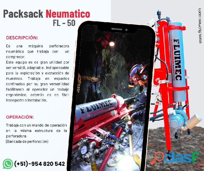 Packsack FL 50 / Equipo neumático / Versatil y Adaptable