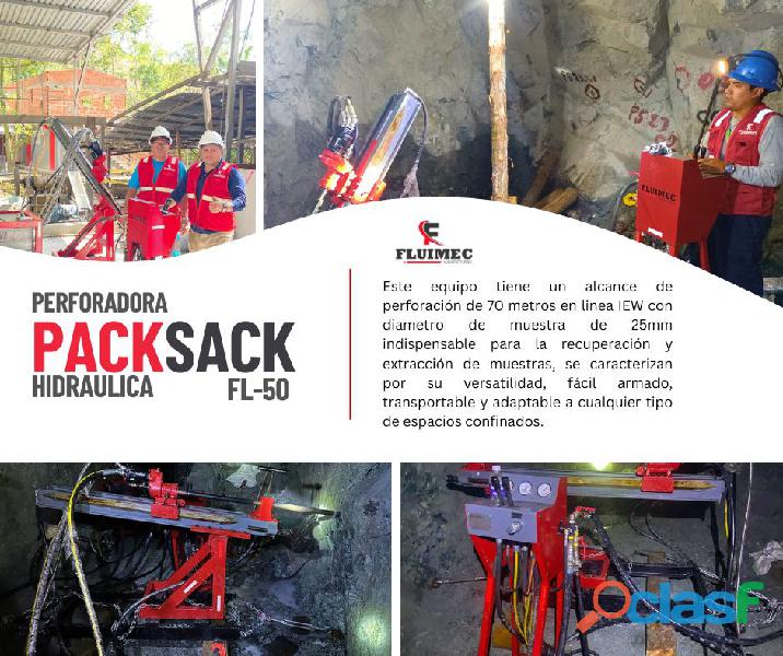 Packsack FL 50 / tiene un alcance de 70 metros en linea IEW