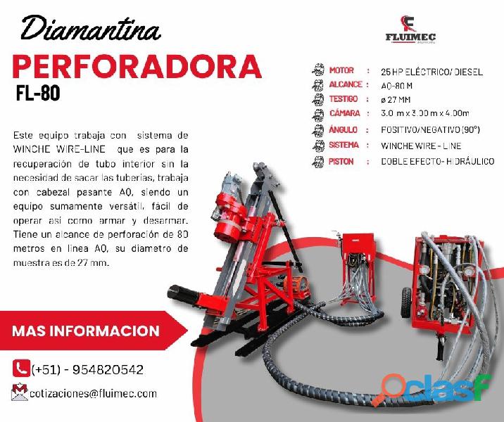 Perforadora FL 80 / Diamantina / mineria