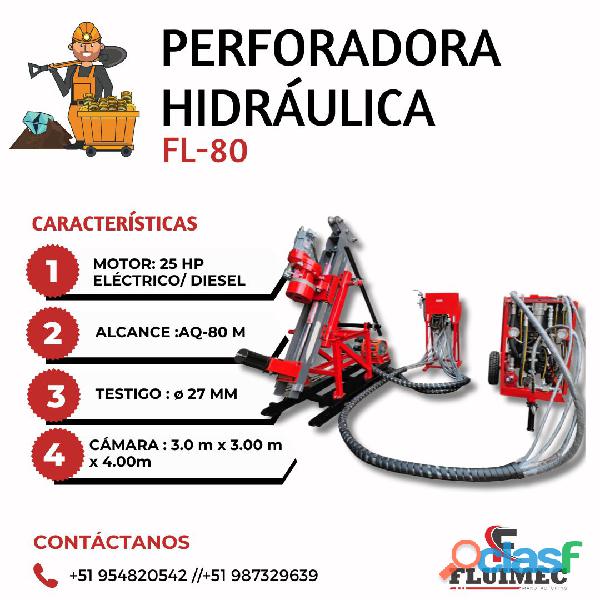 Perforadora FL 80 / Equipo hidráulica eficaz para mina