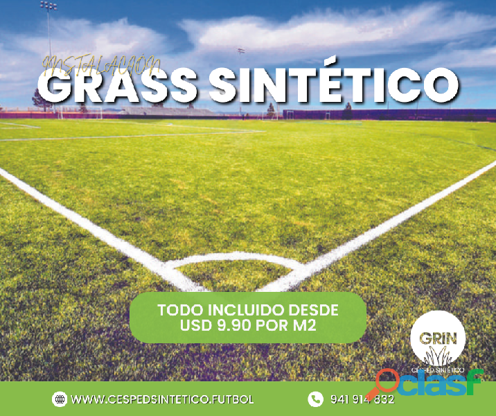 INSTALACION DE GRASS SINTÉTICO