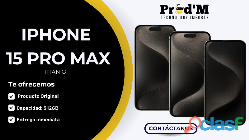 IPHONE 15 PRO MAX || STOCK || PROD'M