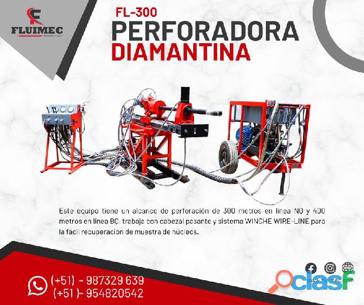 Diamantina FL 300 / Equipo minero/ Fácil recuperación de