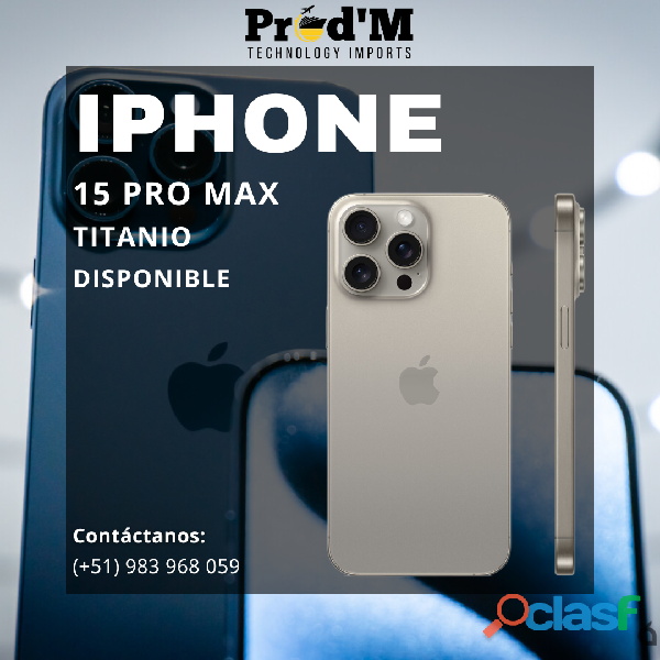 IPHONE 15 PRO MAX || COMPRA || PROD'M