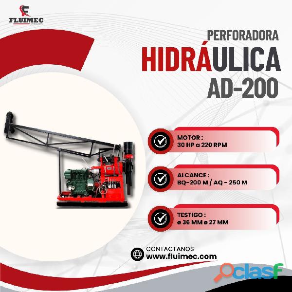 Perforadora Diamantina AD 200 Testigo *36mm