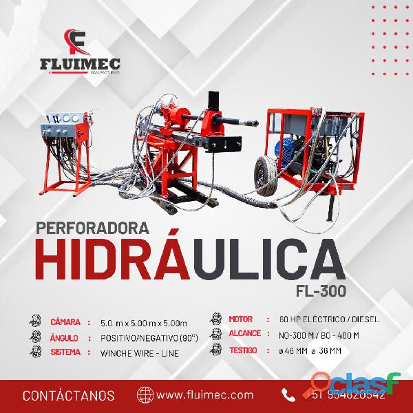 Perforadora FL 300 / Maquina hidráulica / Stock disponible