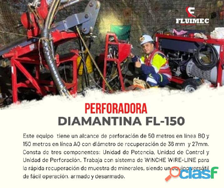 Perforadora diamantina FL 150 / Maquinaria para minería