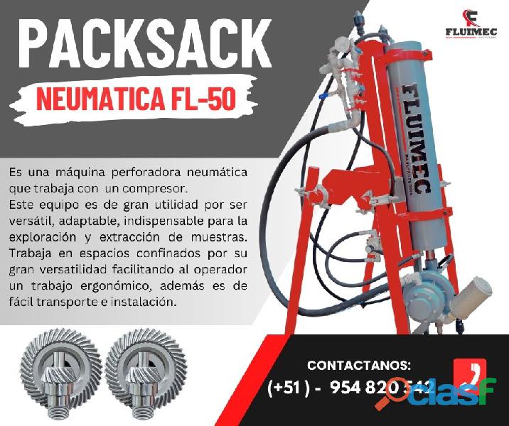 Perforadora packsack FL 50 / Equipo neumático minero
