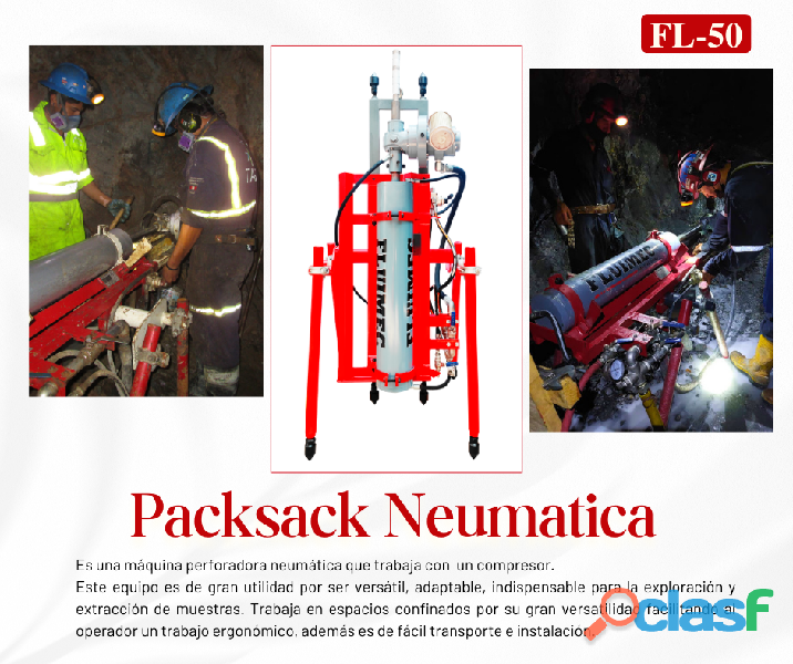 PACKSACK FL 50 / EQUIPO NEUMATICO / MINERIA