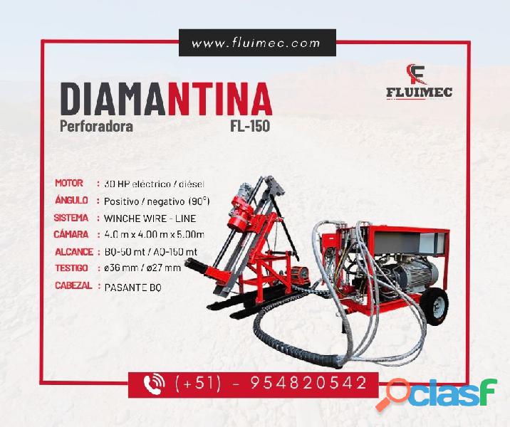 Perforadora FL 150 Diamantina para extracción de muestras