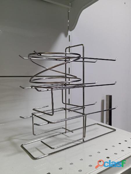 ORGANIZADOR DE SOPORTES PARA PIZZA ACERO INOXIDABLE