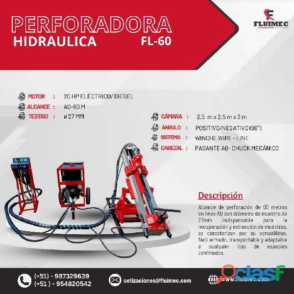 Perforadora FL 60 / Cabezal: Convencional / Fluimec