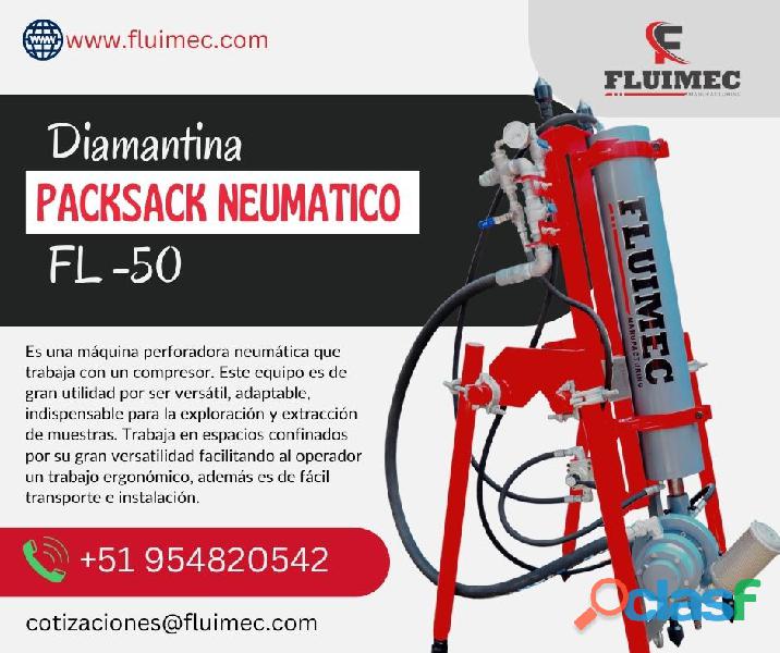Perforadora Packsack FL 50 / Neumática / Fluimec