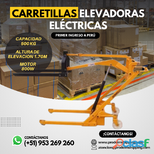 CARRETILLAS ELEVADORAS ELÉCTRICAS | MEDIA TONELADA |