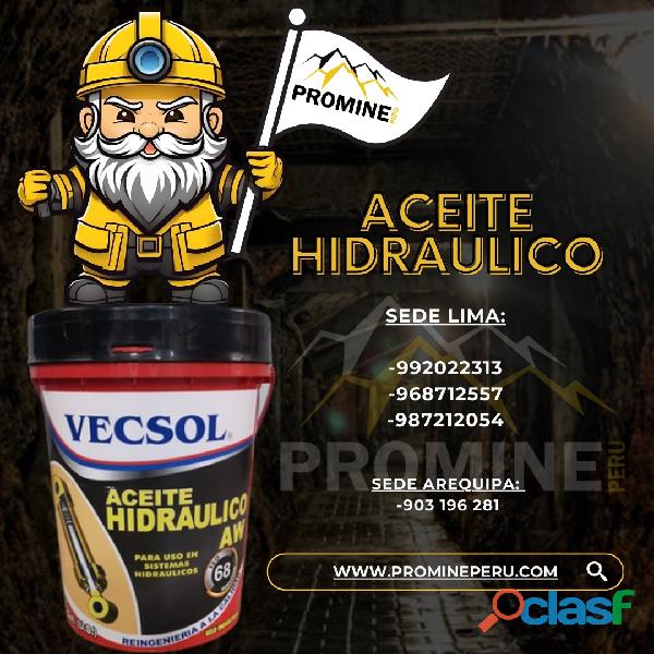 PRODUCTOS MINEROS ACEITE HIDRAULICO