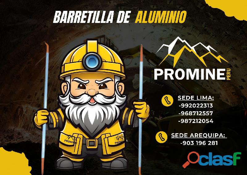 PRODUCTOS MINEROS BARRETILLAS DE ALUMINIO