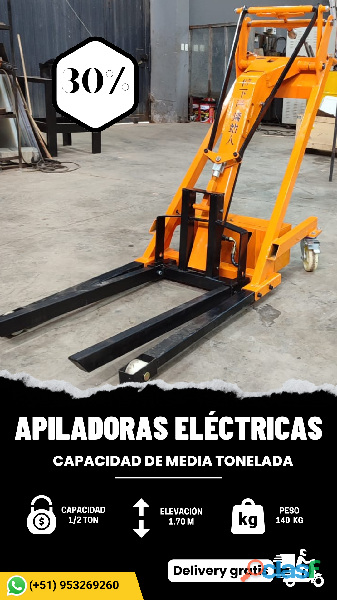 APILADORAS ELÉCTRICAS DE MEDIA TONELADA | MONTACARGAS |
