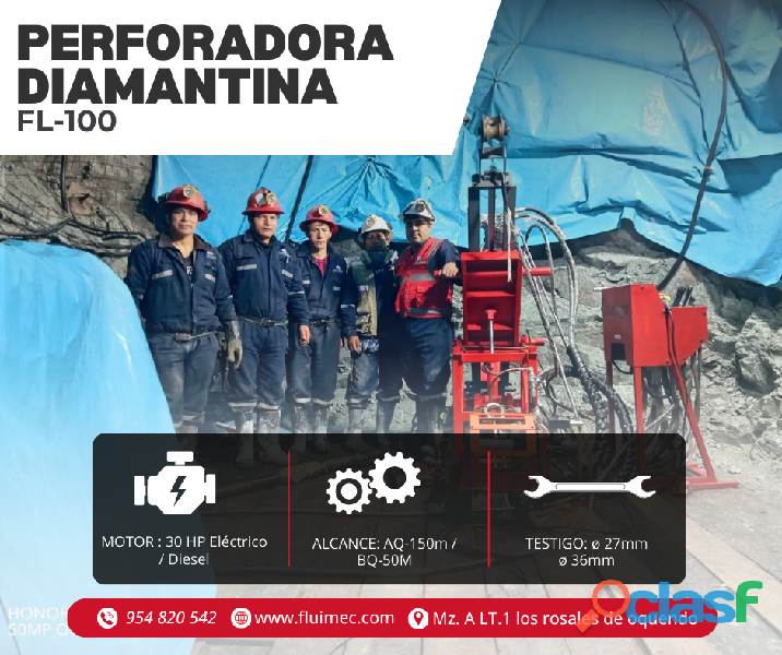 Diamantina FL 100 / Equipo para muestreo