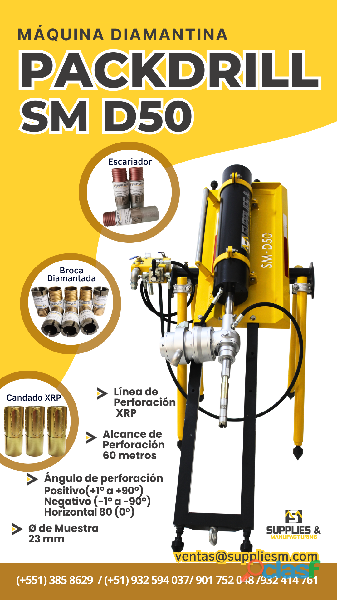 INTERIOR MINA – PACK DRILL PERFORADORA NEUMÁTICA