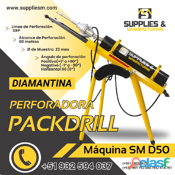 PACKDRILL | PERFORADORA DIAMANTINA