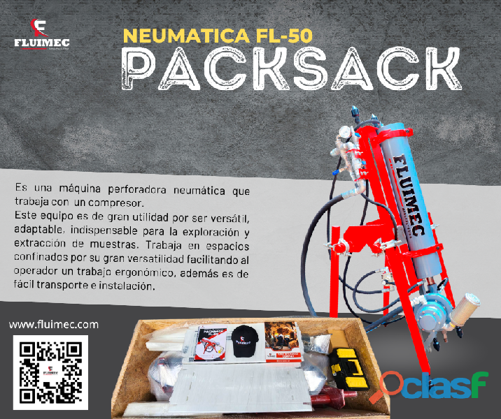 PACKSACK FL 50 / FACIL DE INSTALAR y OPERAR