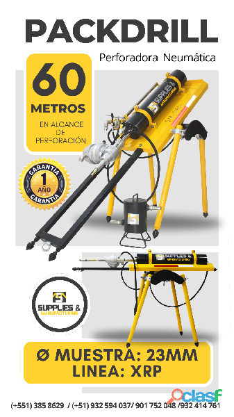 PERFORACIÓN MINERA – PACKDRILL SM D50