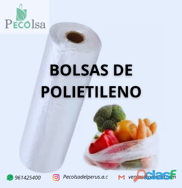 BOLSAS DE POLIETILENO RESISTENTE