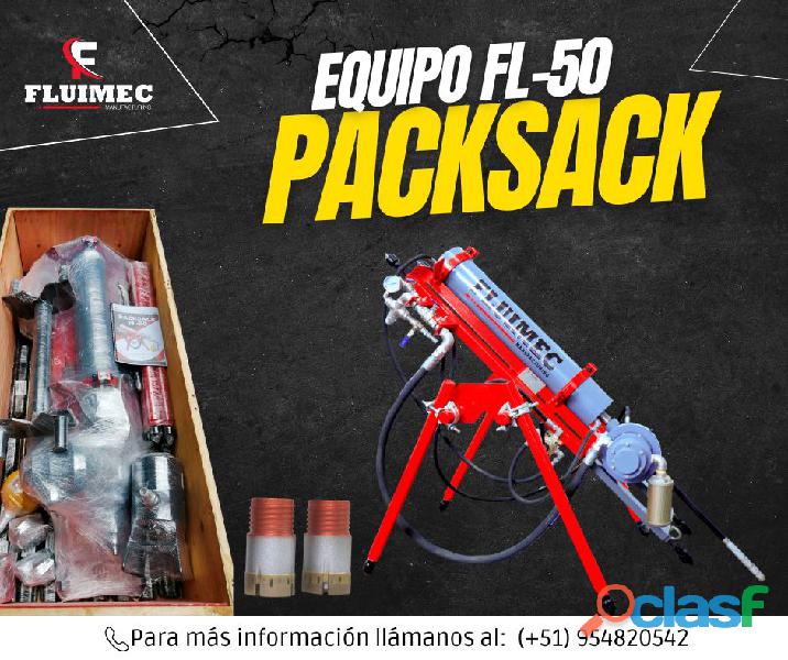 Packsack FL 50 / Estudio de subsuelo en mina / Socavón