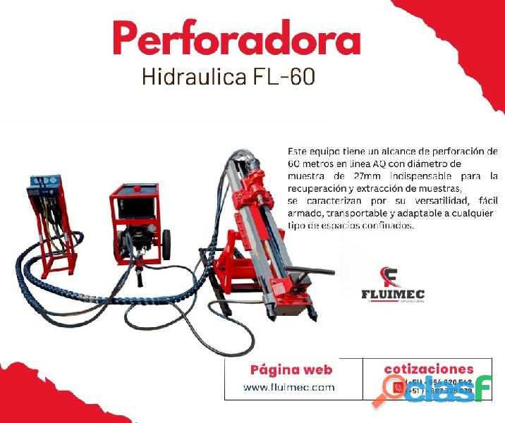 Perforadora FL 60 ( Equipo versátil para proyectos mineros)