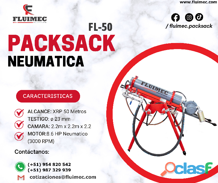Packsack FL 50 / Perforadora para estudios en mina