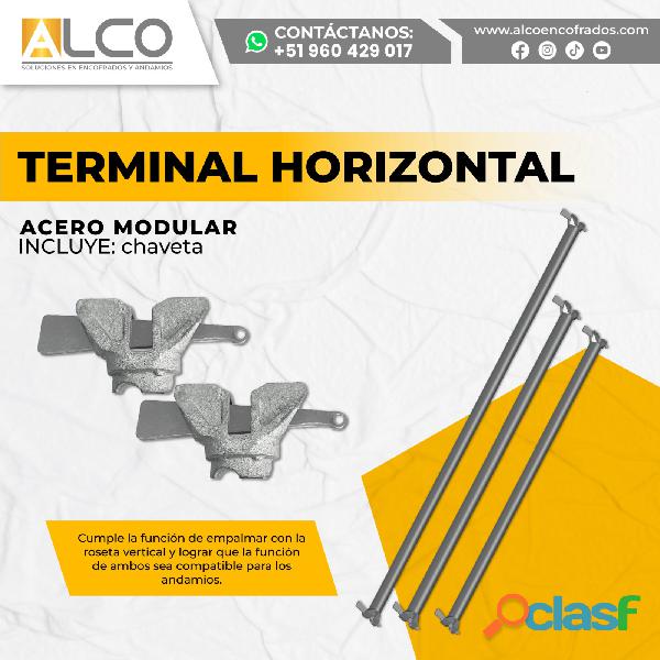 TERMINAL HORIZONTAL ANDAMIO