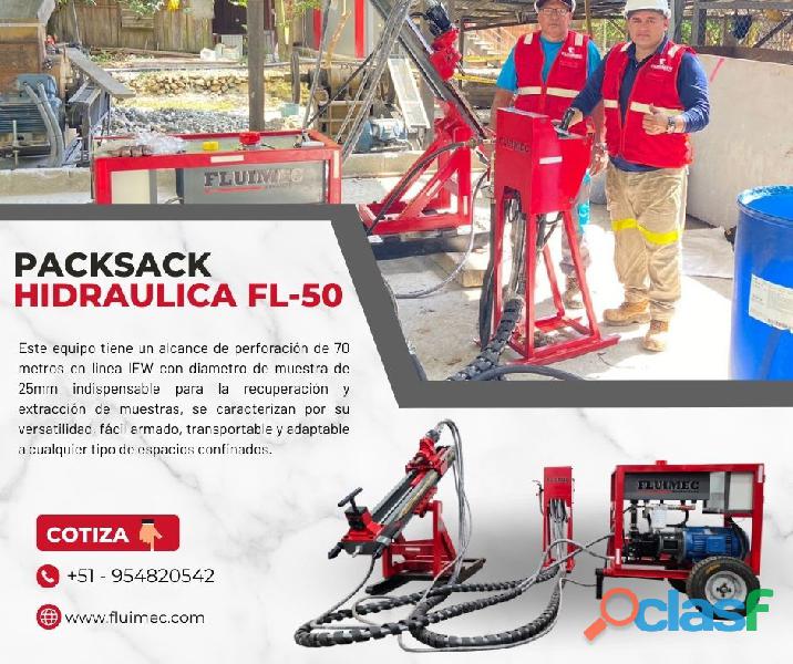 EQUIPO HIDRAULICO PARA INTERIOR EN MINA (PACKSACK FL 50)