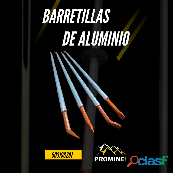 BARRETILLAS DE ALUMINIO/ INDUSTRIA MINERA/ PROMINE SAC