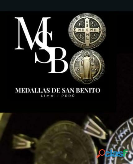 Bellas Medallas de San Benito Lima Peru Gam Italy Joyas