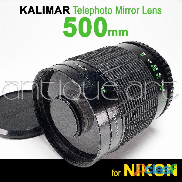 A64 Lente Kalimar 500mm Telephoto Mirrorlens Nikon T Mount